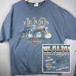 Harley Davidson 110th Anniversary Graphic T-Shirt Men's 2XL El Cajon, California